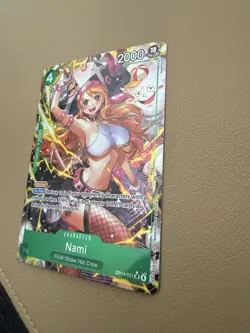 One Piece Nami Character Card OP14-031 2000 Power Standard Size - Image 3