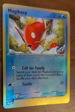 Magikarp 60/97 (Dragon) Holo Vintage Pokemon Card LP - Image 3