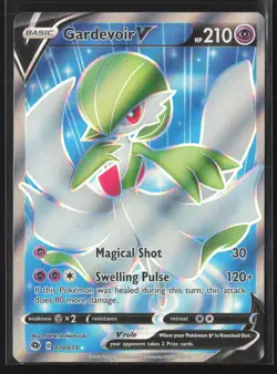 Gardevoir V (Full Art) Ultra Rare Champion's Path 70/73 NM Pokemon Card - Image 1