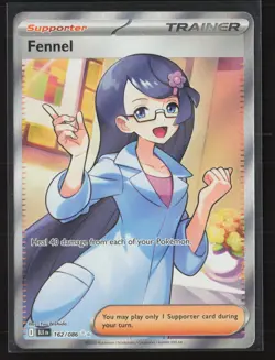 Fennel Ultra Rare SV: Black Bolt 162/086 NM Pokemon Card - Image 1