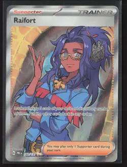 Raifort Ultra Rare SV: Prismatic Evolutions 142/131 NM Pokemon Card - Image 1