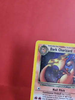 Pokemon Karte/card Dark Charizard Dunkles Glurak 4/82 Rocket - Very Good - Image 2