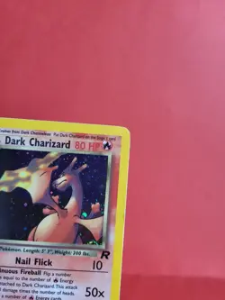 Pokemon Karte/card Dark Charizard Dunkles Glurak 4/82 Rocket - Very Good - Image 3