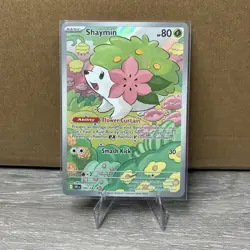 Pokemon TCG Shaymin Illustration Rare Full Art Holo Card 185/182 English DR - Image 1