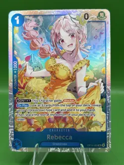 Rebecca SR OP15-053 ENGLISH ONE PIECE Card Adventure on KAMI’s Island - NM - Image 1