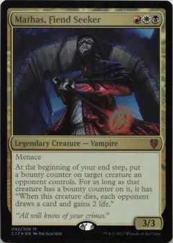 Mathas, Fiend Seeker - FOIL - M Commander 2017 42 - MTG - Image 1
