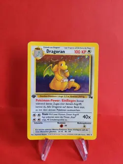 Pokemon Karte/card - Dragoran Dragonite 4/62 - 1. Edition Holo - Very Good - Image 1