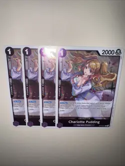 OP12-071 Charlotte Pudding X4 Playset One Piece TCG CCG English Card Game - Image 5