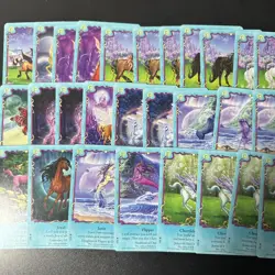 Bella Sara CCG - Moonfairies - Mixture 36 Card Non-Foil Set + 10 Sticker Set NM - Image 3