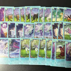 Bella Sara CCG - Moonfairies - Mixture 36 Card Non-Foil Set + 10 Sticker Set NM - Image 4