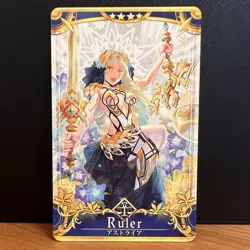 Astraea Stage 5 Ruler FGO Fate Grand Order Arcade Card - Image 1