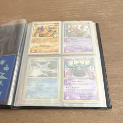 Nintendo Pokemon Diamond & Pearl Card Binder Lot Snorlax lv. X Machamp Houndoom - Image 3