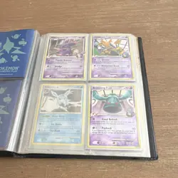 Nintendo Pokemon Diamond & Pearl Card Binder Lot Snorlax lv. X Machamp Houndoom - Image 4