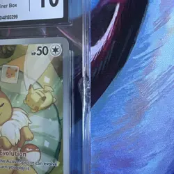 CGC 10 Gem Mint Eevee 173 Sv: Scarlet & Violet Promo Card small crack in slab - Image 2
