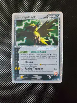 Rocket's Zapdos ex 106/109 Team Rocket Returns Holo Rare Pokemon Card Eng Exc - Image 1