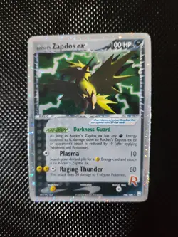Rocket's Zapdos ex 106/109 Team Rocket Returns Holo Rare Pokemon Card Eng Exc - Image 2