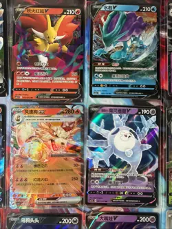 Pokemon 16 Card Lot nm V Max Mega Amazing Ex HOLO Rare Hits Only C7 - Image 2