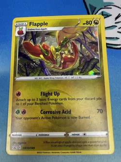 Flapple SWSH189 Cosmos Holo Premium Tournament Promo Pokemon Card - Image 1