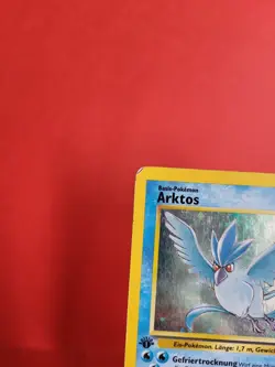 Pokemon Karte/card - Articuno Arktos 2/62 - Fossil Holo 1. Edition - Played - Image 2