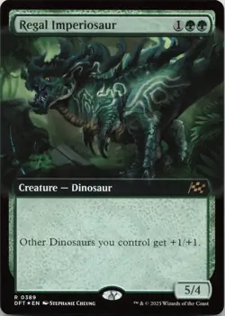 Regal Imperiosaur (Extended Art) - FOIL - R Aetherdrift 389 - MTG - Image 1