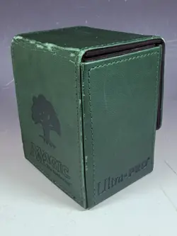 Magic the Gathering MTG Mana Flip Deck Box Ultra Pro GREEN Magnetic - 100 Cards - Image 2