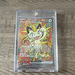 Pokemon Meowth EX 121/088 Full Art Holo Rare 170 HP Perfect Order Card - Image 2