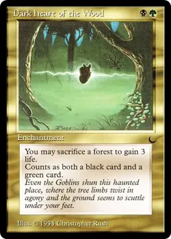 DARK HEART OF THE WOOD x4 mtg LP The Dark 4 Common - Image 1