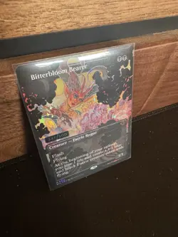 Magic: The Gathering Bitterbloom Bearer Serialized NM 347/500 - Image 1
