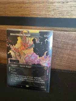 Magic: The Gathering Bitterbloom Bearer Serialized NM 347/500 - Image 2