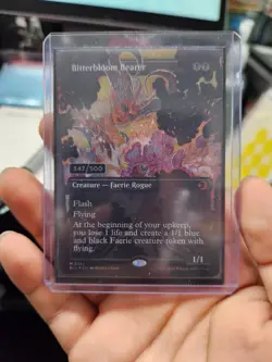 Magic: The Gathering Bitterbloom Bearer Serialized NM 347/500 - Image 4