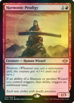 MTG Harmonic Prodigy Foil ** Modern Horizons 2 ** English (NM) - Image 1