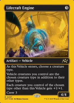 x1 Lifecraft Engine - First-Place Foil R MTG Aetherdrift M/NM, English - Image 1