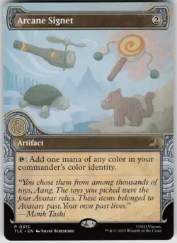 MTG Arcane Signet (Showcase) Normal NM Avatar: The Last Airbender: Eternal-Legal - Image 1