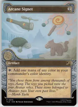 MTG Arcane Signet (Showcase) Normal NM Avatar: The Last Airbender: Eternal-Legal - Image 1