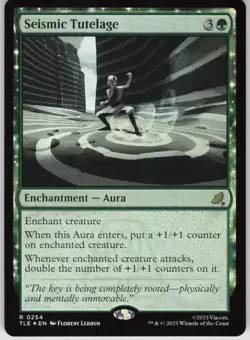 MTG Seismic Tutelage Foil NM Avatar: The Last Airbender: Eternal-Legal Magic 254 - Image 1