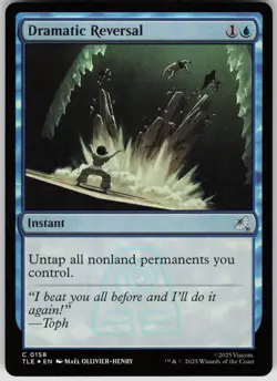 MTG Dramatic Reversal Foil NM Avatar: The Last Airbender: Magic 158 - Image 1