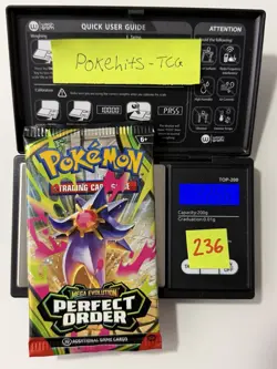(HEAVY)🔥 22.56g Pokemon TCG Perfect Order Booster Pack Factory Sealed✅ - Image 1