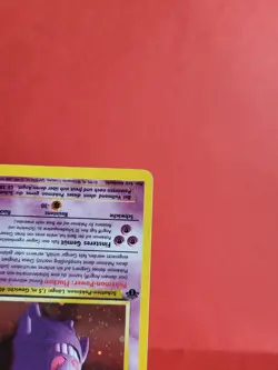 Pokemon Karte/card - Gengar 5/62 - Fossil Holo 1. Edition DE - VG-Excellent - Image 5