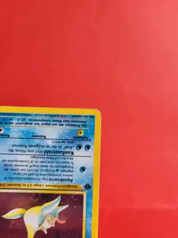 Pokemon Karte/card - Lapras 10/62 Holo - Fossil - Swirl - 1. Edition Very Good - Image 5