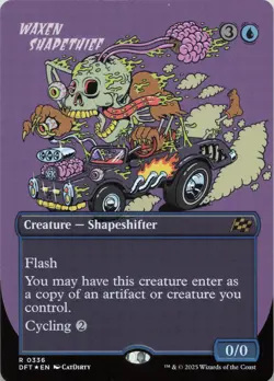Waxen Shapethief (Borderless) - FOIL - R Aetherdrift 336 - MTG - Image 1