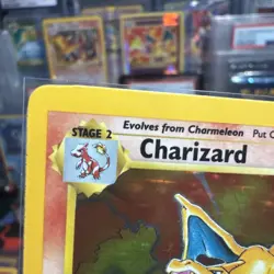 1999 Pokemon Charizard 004/102 Base Set Holo MP - Image 2
