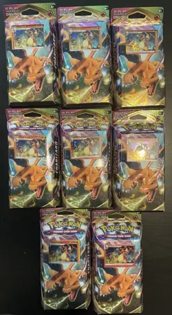 Pokemon Vivid Voltage Charizard Theme Deck Promo Holo in Hand 2020 RARE x8 820650807572 - Image 1