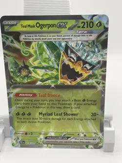 Pokemon Teal Mask Ogerpon ex Double Rare 012/131 SV: Prismatic Evolutions Holo … - Image 1