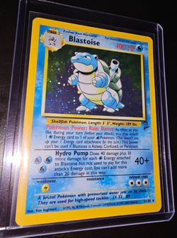 Pokemon TCG Vintage 1999-2000 Blastoise Base Set 2 Rare-Holo 15/130 LP - Image 2