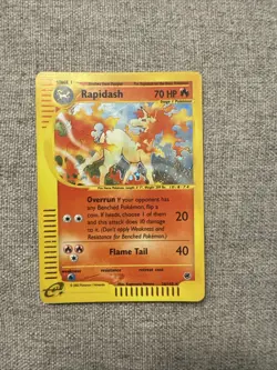 Pokemon Rapidash Expedition Base Set Holo Rare 026/165 2002 - Image 1