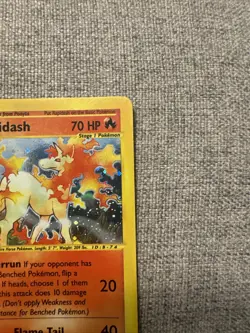 Pokemon Rapidash Expedition Base Set Holo Rare 026/165 2002 - Image 4