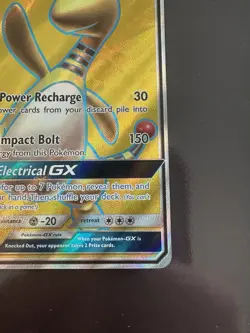 Pokemon Ampharos GX Ultra Rare Full Art Holo 163/181 Sm-Team Up NM - Image 4