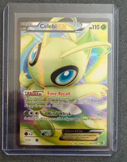 Pokemon Celebi EX - Boundaries Crossed 141/149 - Full Art Holo, LP - Image 1