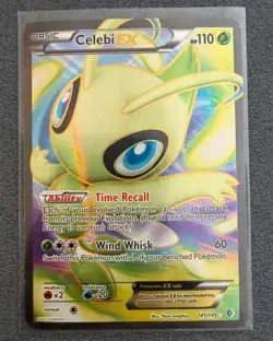 Pokemon Celebi EX - Boundaries Crossed 141/149 - Full Art Holo, LP - Image 2