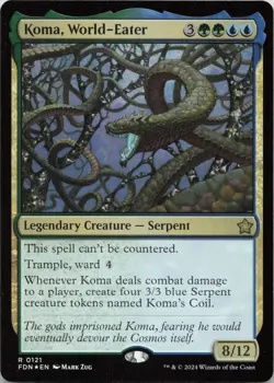 Koma, World-Eater - FOIL - R Foundations 121 - MTG - Image 1